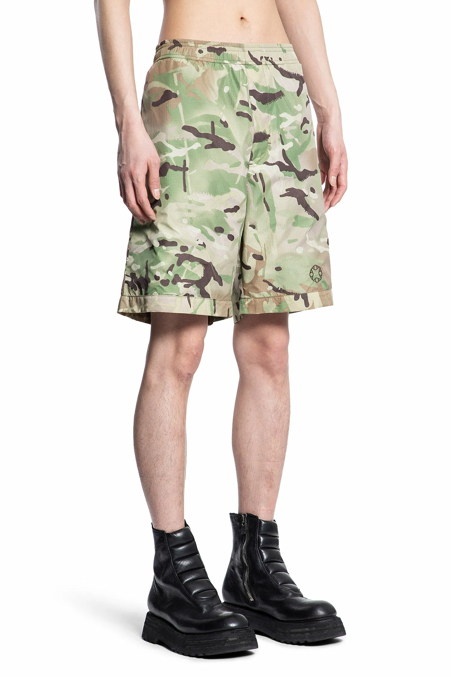 1017 ALYX 9SM MAN GREEN SHORTS & SKIRTS