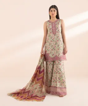 3 Piece - Embroidered Lawn Suit