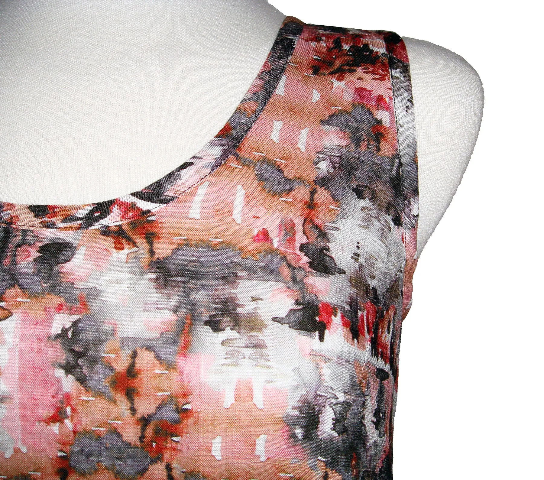 Abigail Dress - Watercolour - pink - Sale