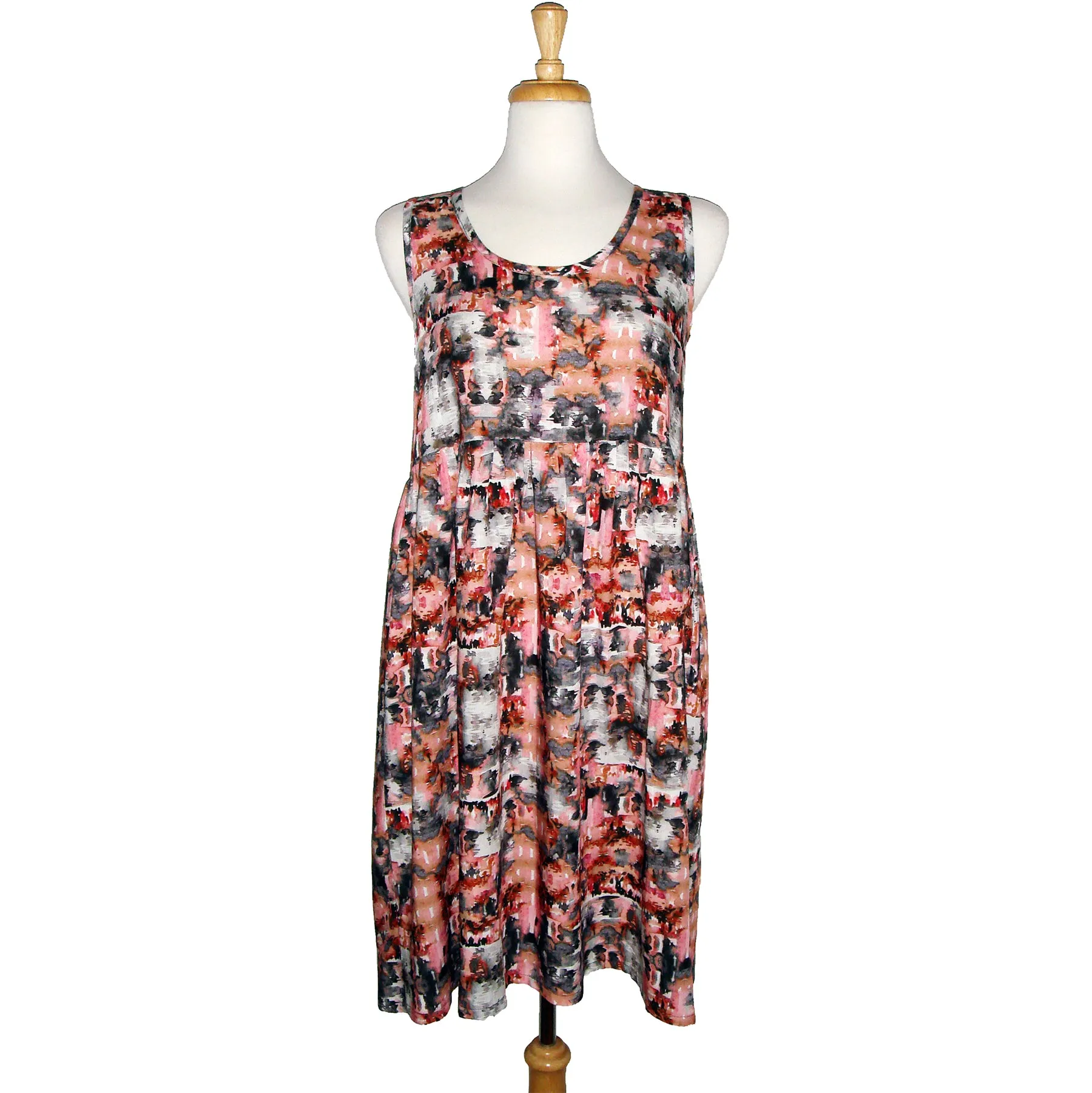 Abigail Dress - Watercolour - pink - Sale