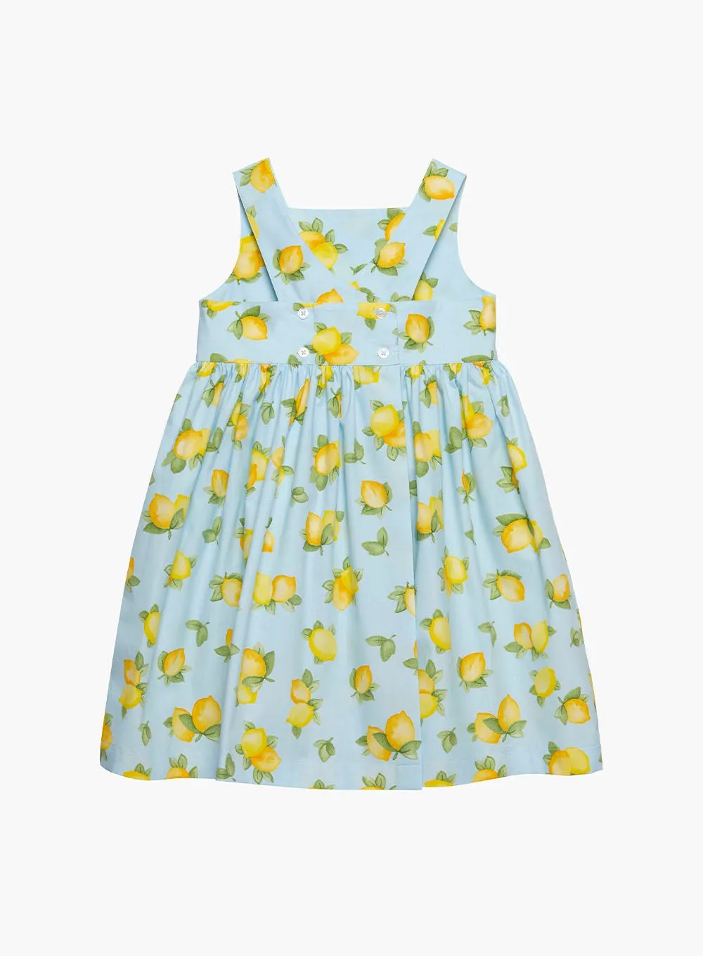 Adelina Summer Dress in Blue Lemon