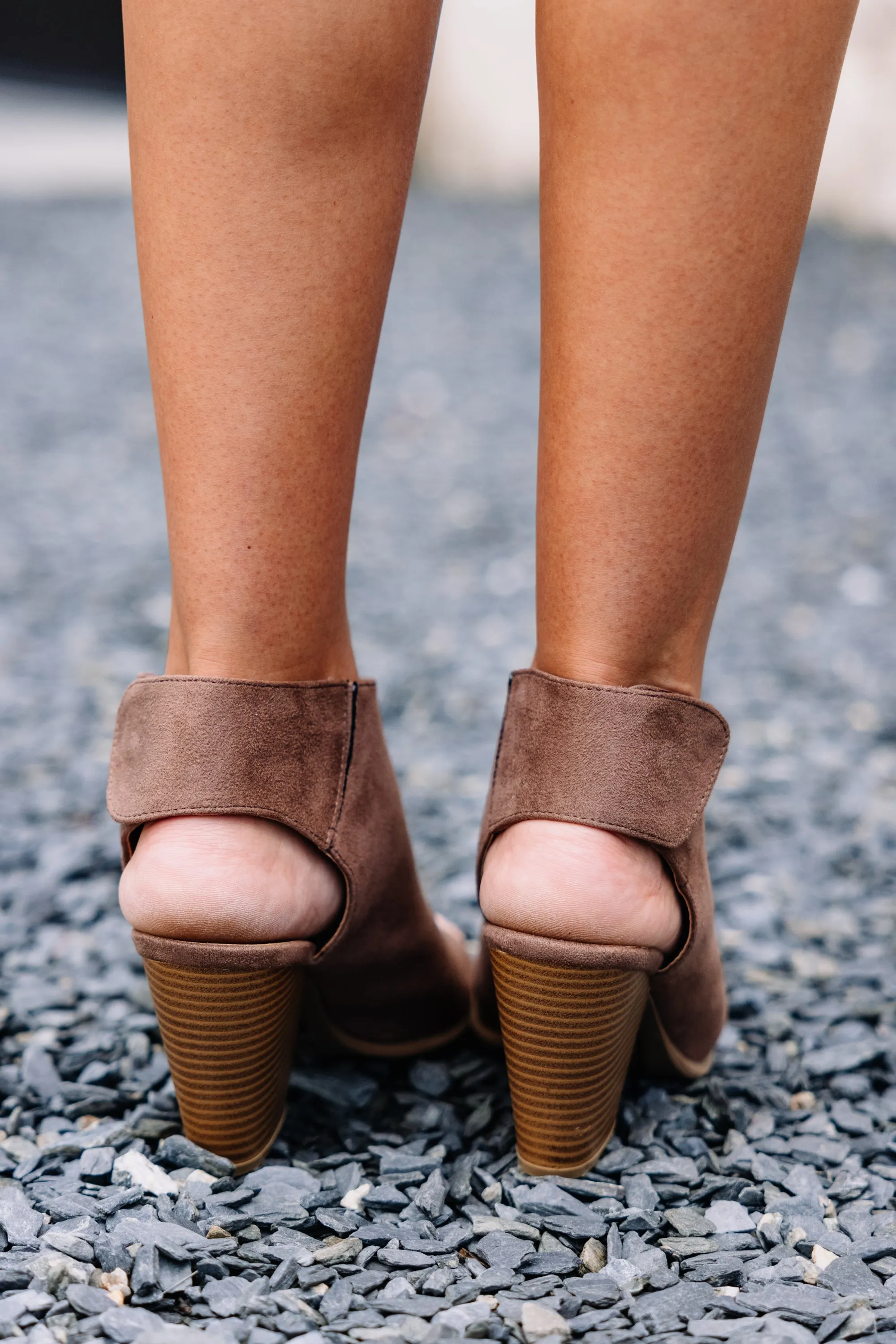 All In Nutmeg Brown Booties