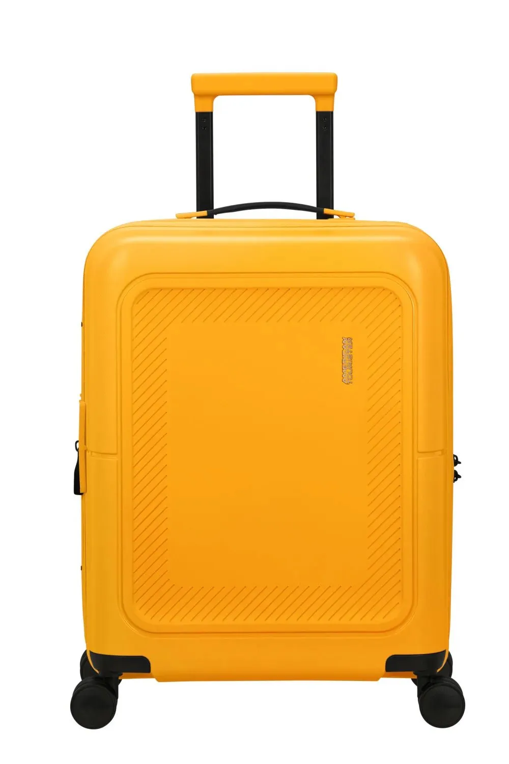 American Tourister Dashpop 55cm Cabin Spinner - Expandable | Golden Yellow