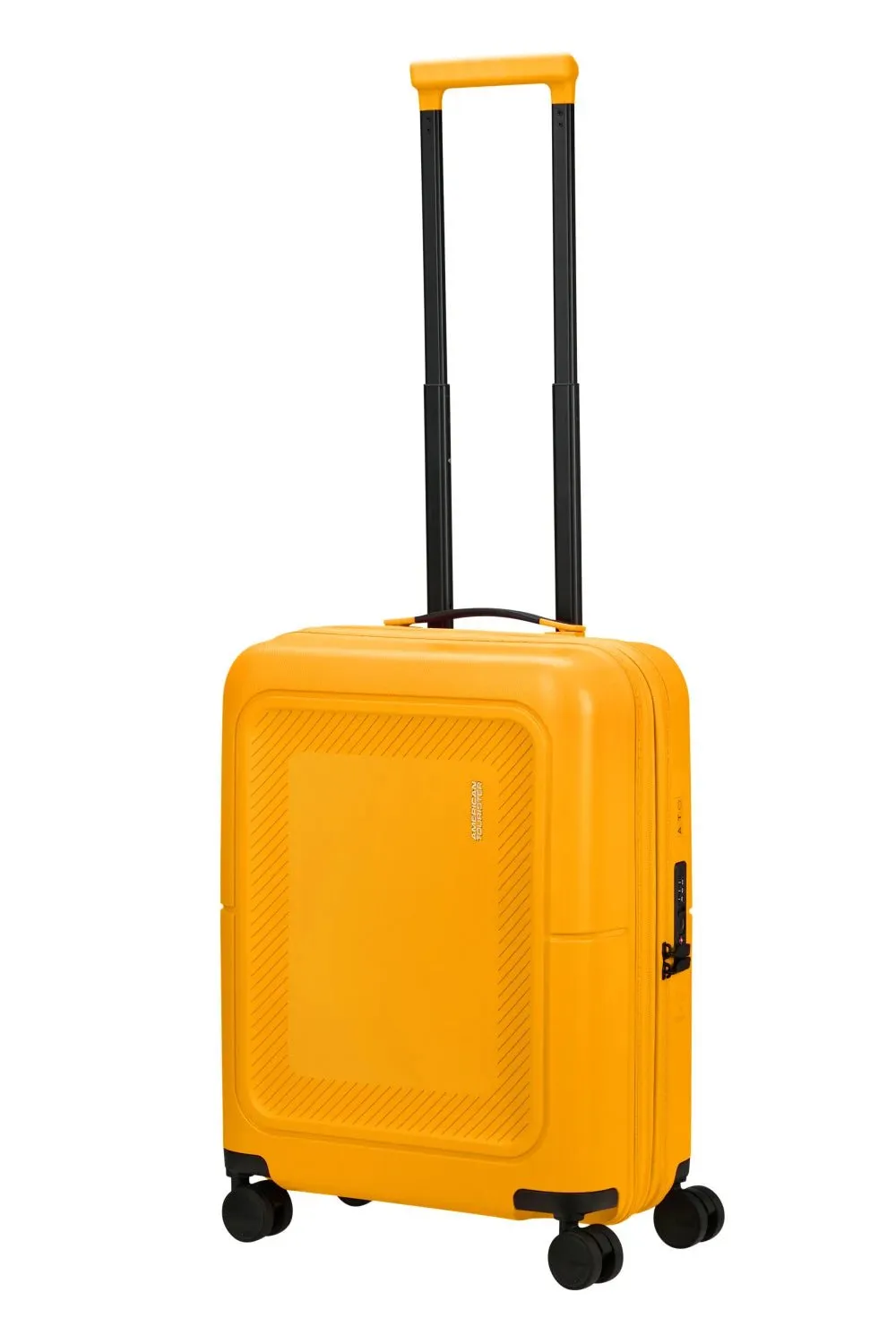 American Tourister Dashpop 55cm Cabin Spinner - Expandable | Golden Yellow