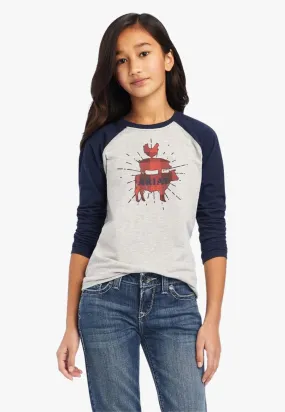 Ariat Girls REAL Farm Animal Long Sleeve Shirt