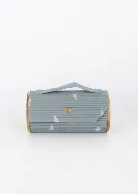 Ash Gray Round Clutch- Single Sleeve