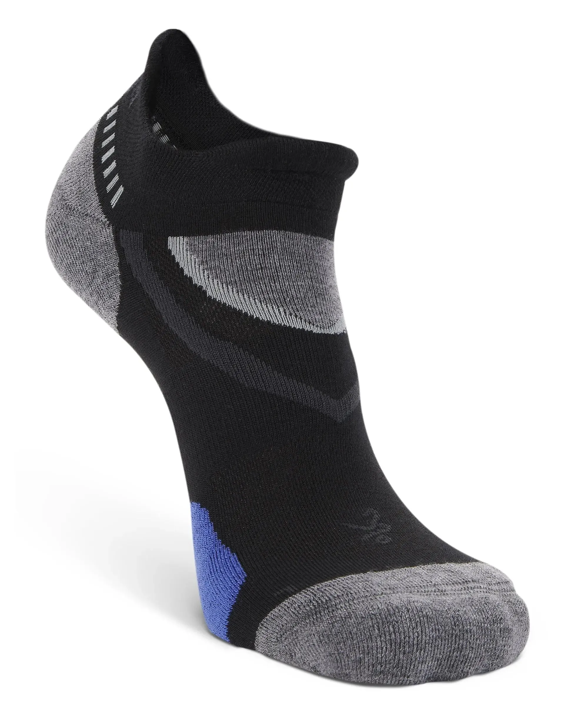 Balega UltraGlide No Show Tab Black Socks