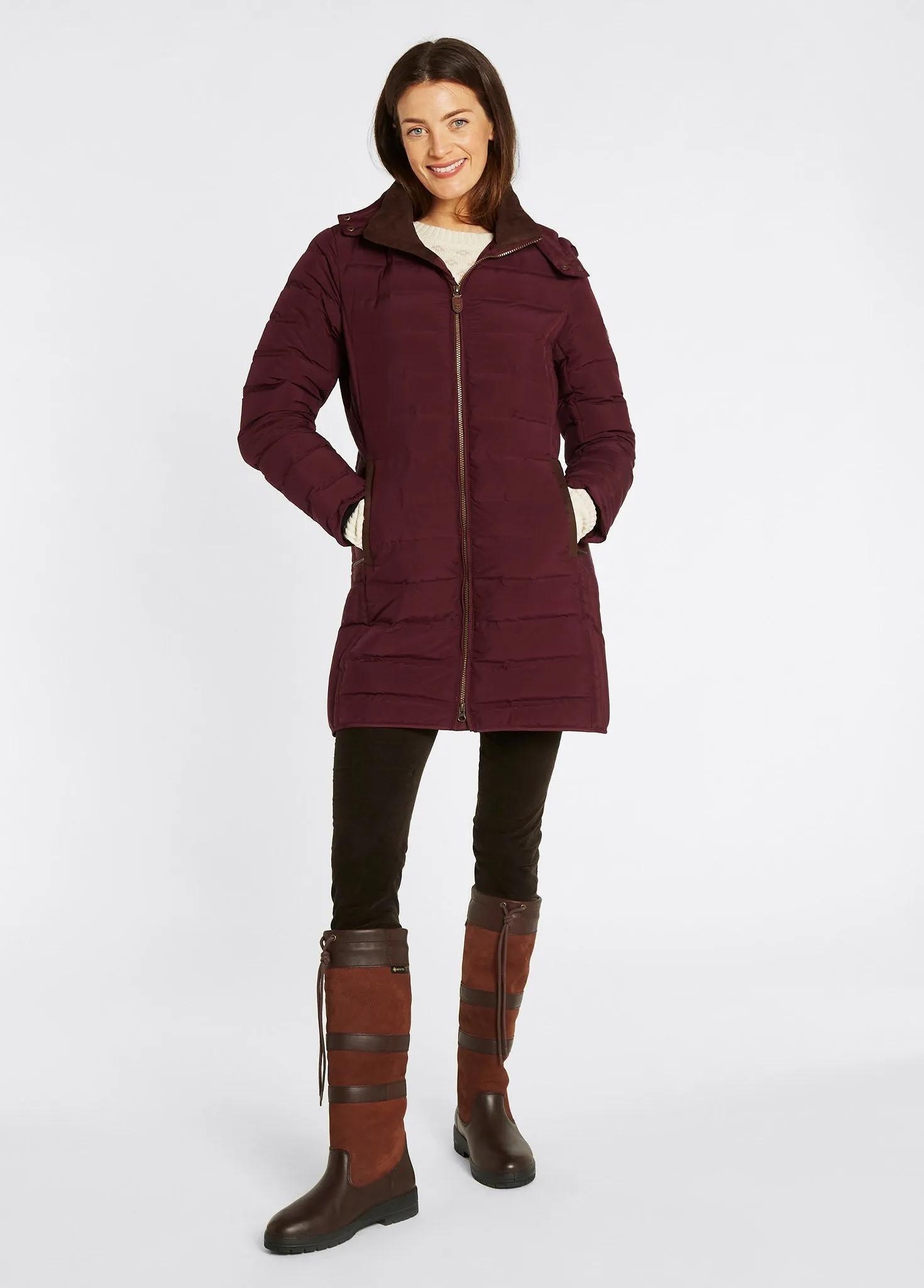 Ballybrophy Quilted Jacket - Ox Blood