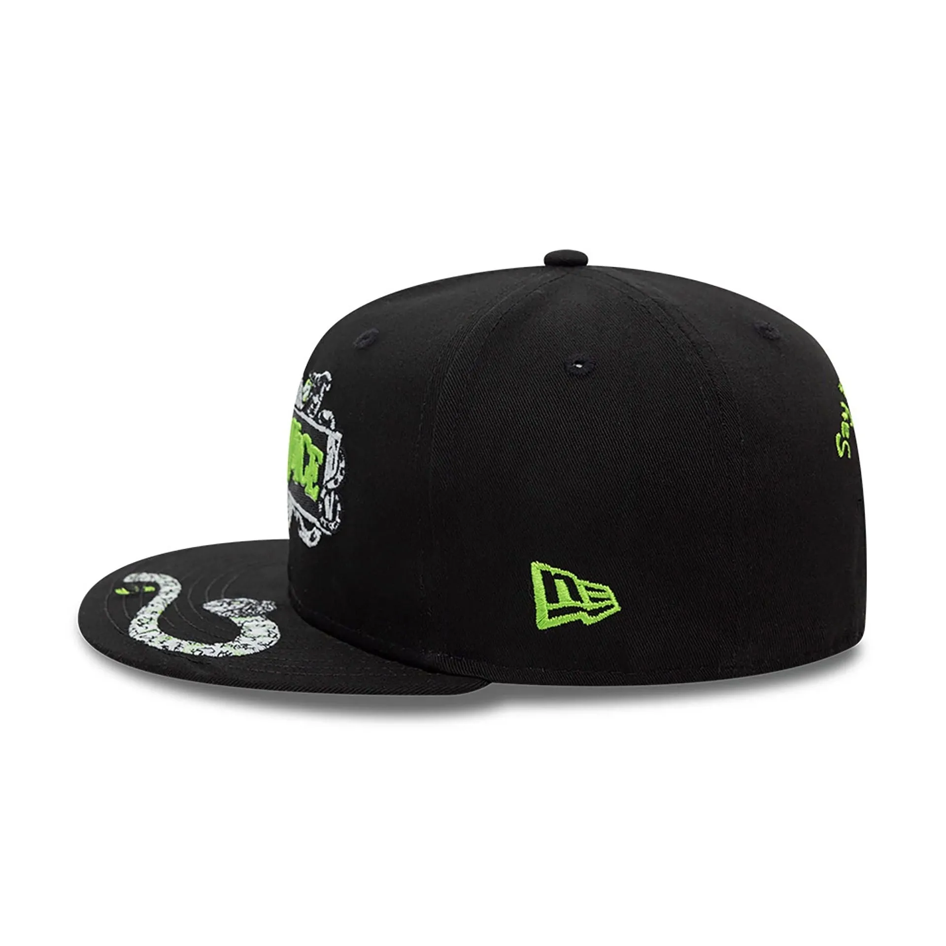 Beetlejuice Visor Black 9FIFTY Snapback Adjustable Cap