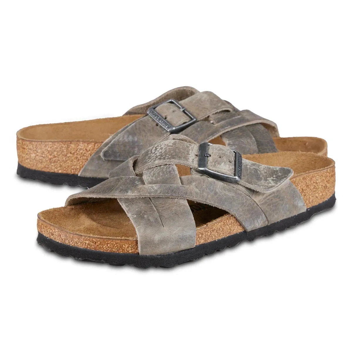 Birkenstock Lugano Oiled Leather Sandals