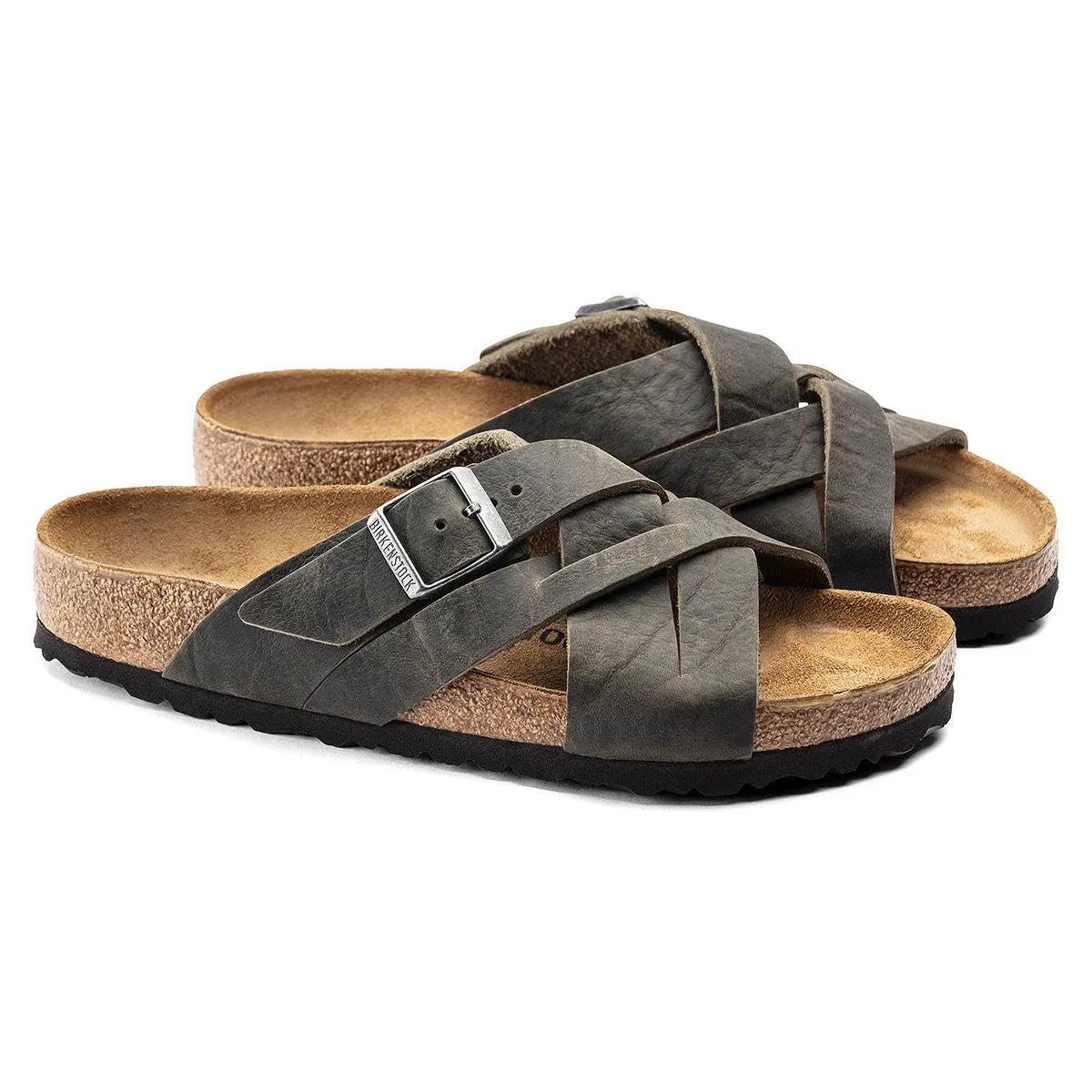 Birkenstock Lugano Oiled Leather Sandals