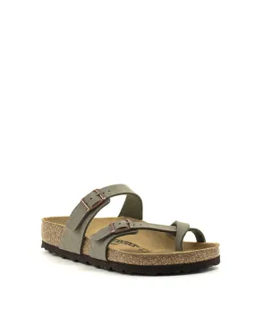 Birkenstock — Mayari Birko Flor - Stone Regular Width