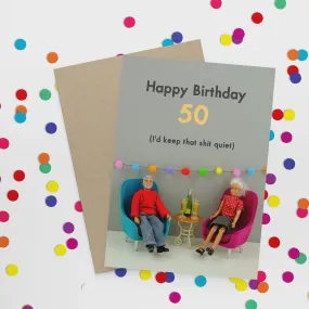 Blue Goose Card - 50th