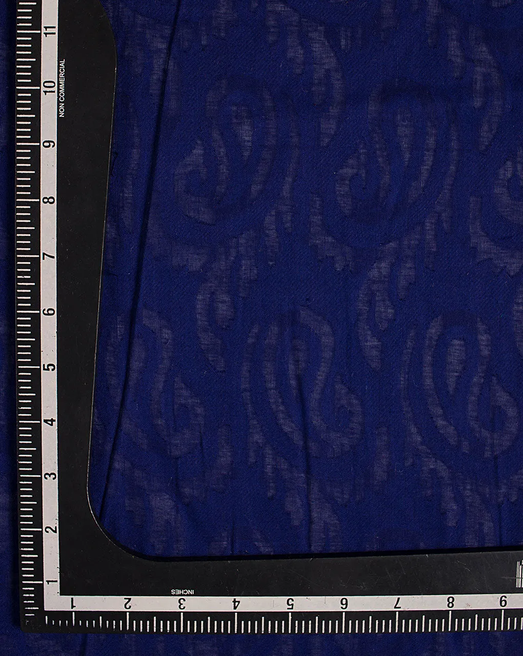 Blue Jacquard Cotton Fabric