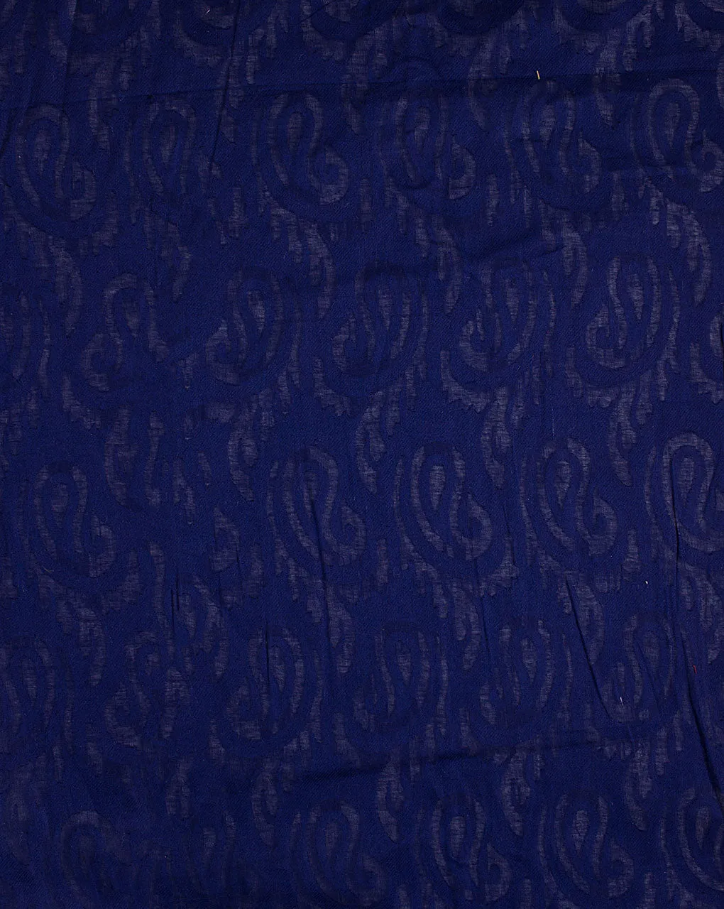 Blue Jacquard Cotton Fabric