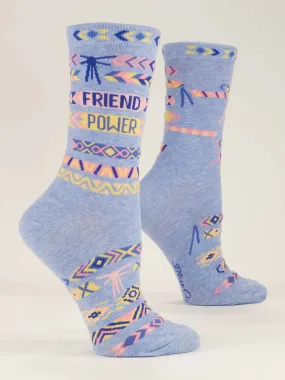 Blue Q  Socks WOMENS  Friend Power