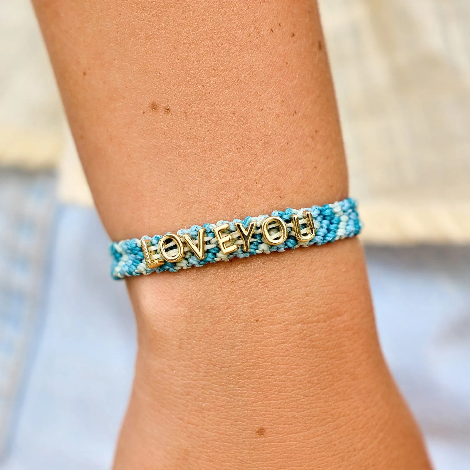 Bluebell Woven Chevron Bracelet