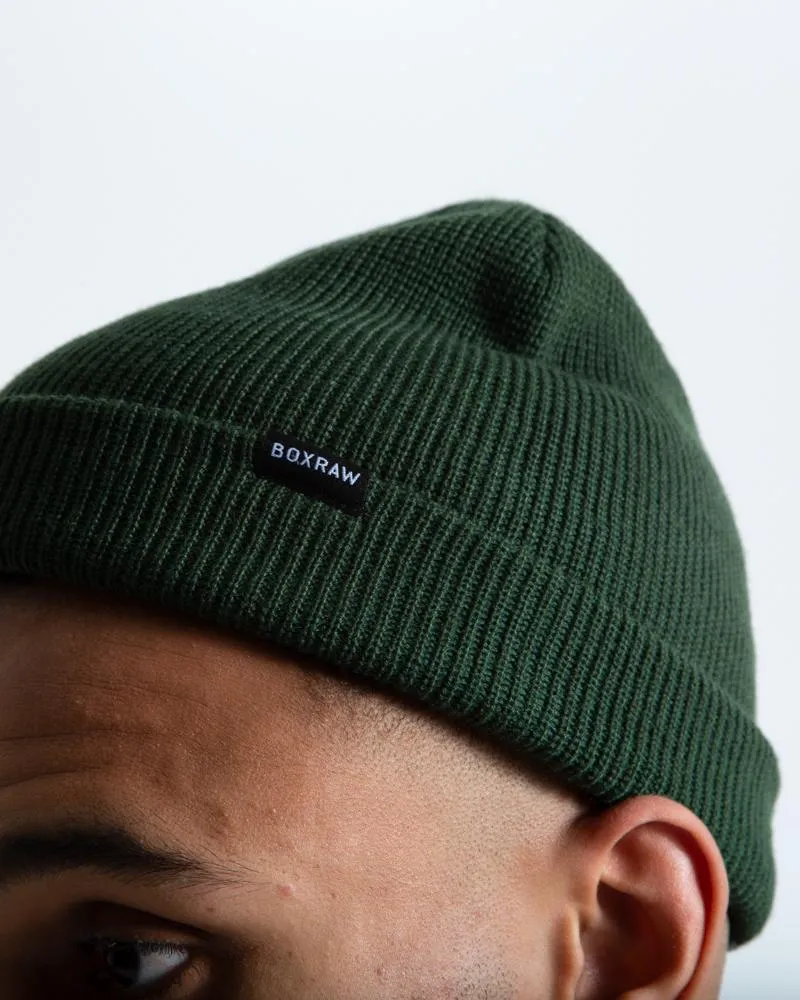 BOXRAW BEANIE HAT GREEN