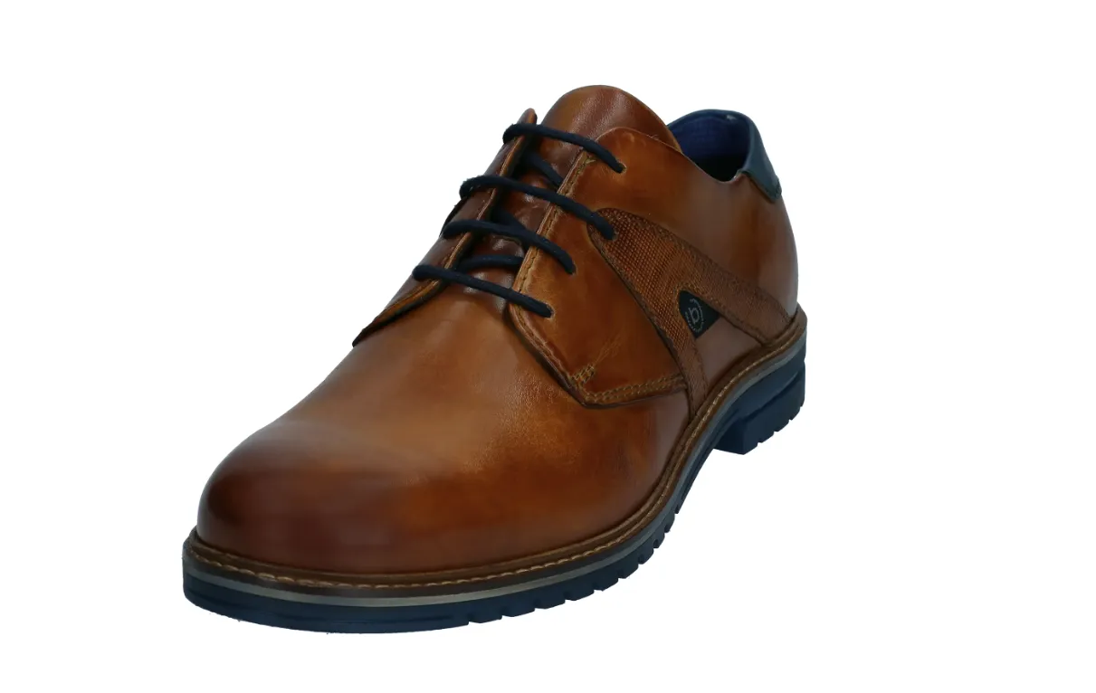 Bugatti - Canto Lace-up Cognac Shoe