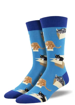 Cats in Boxes Men's Socks