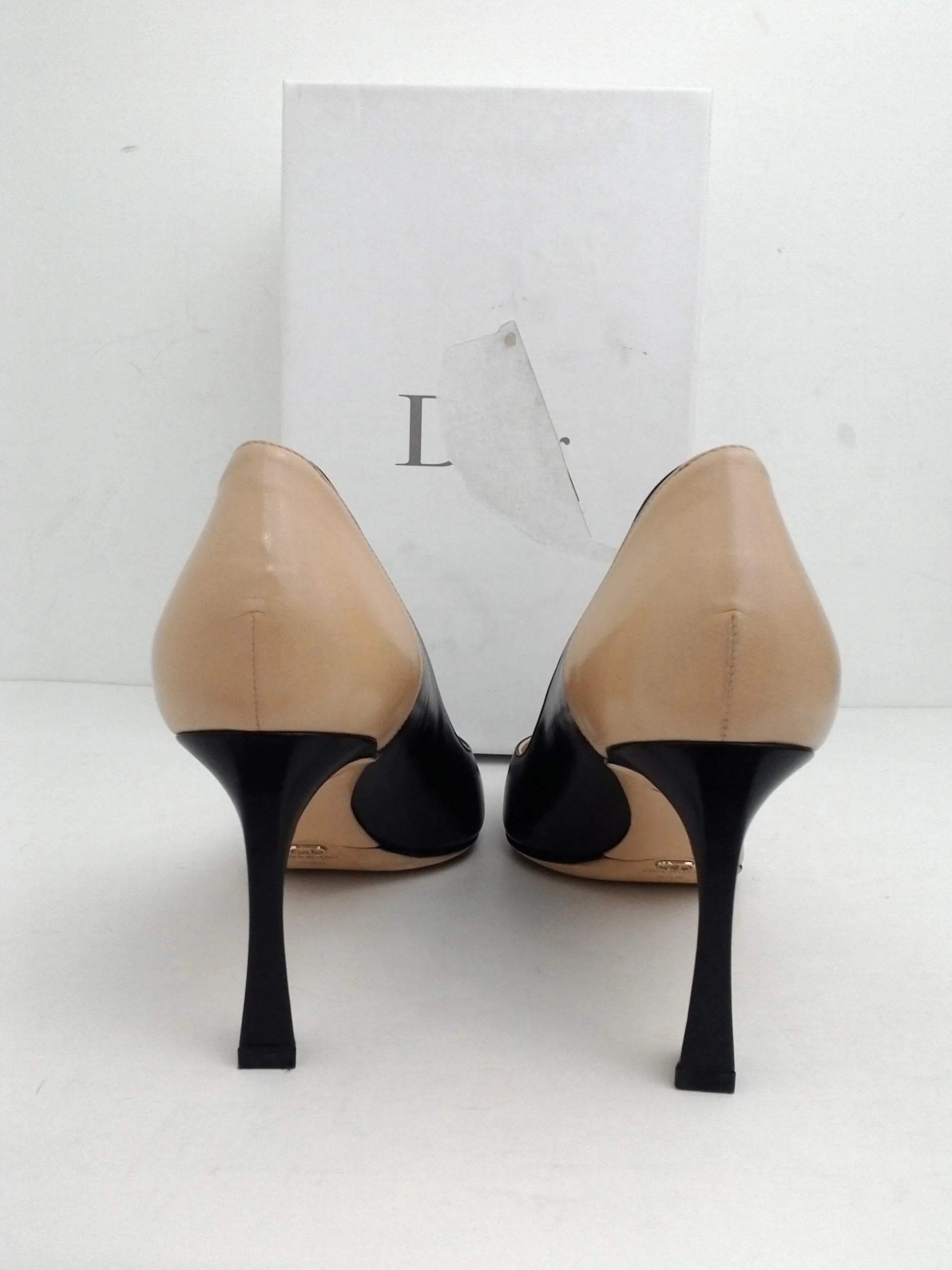 Christian Dior Women's Songe Pump Nude/Black Size 39.5