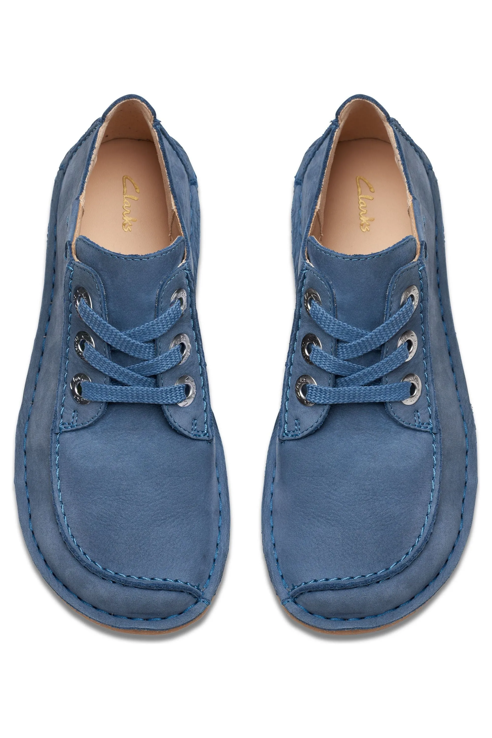 Clarks Funny Dream in Blue Nubuck