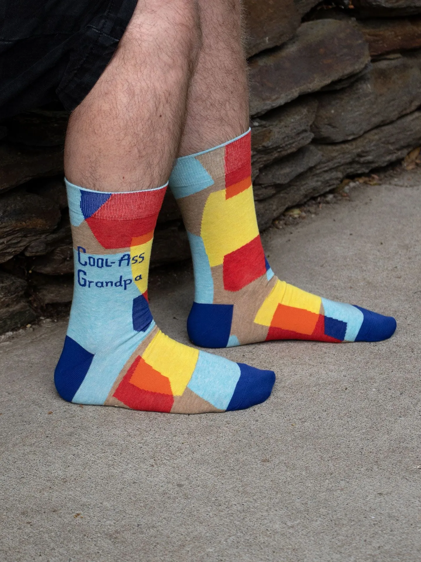 Cool-Ass Grandpa M-Crew Socks