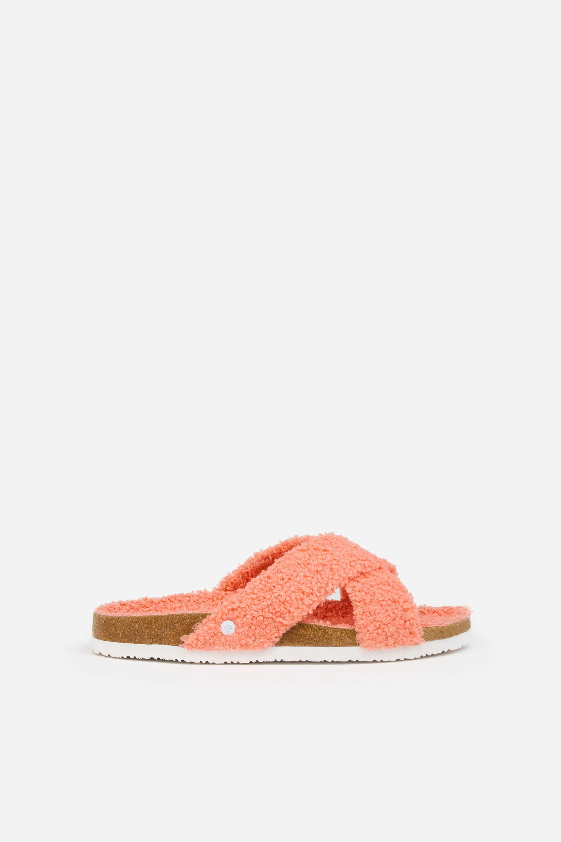 Coral Fluffy Slippers