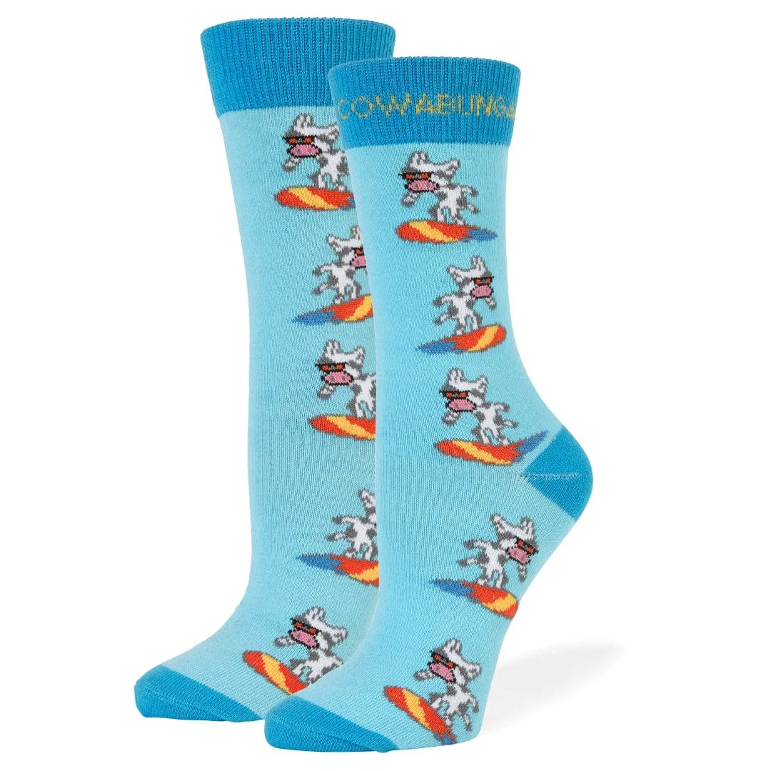 Cowabunga Crew Socks