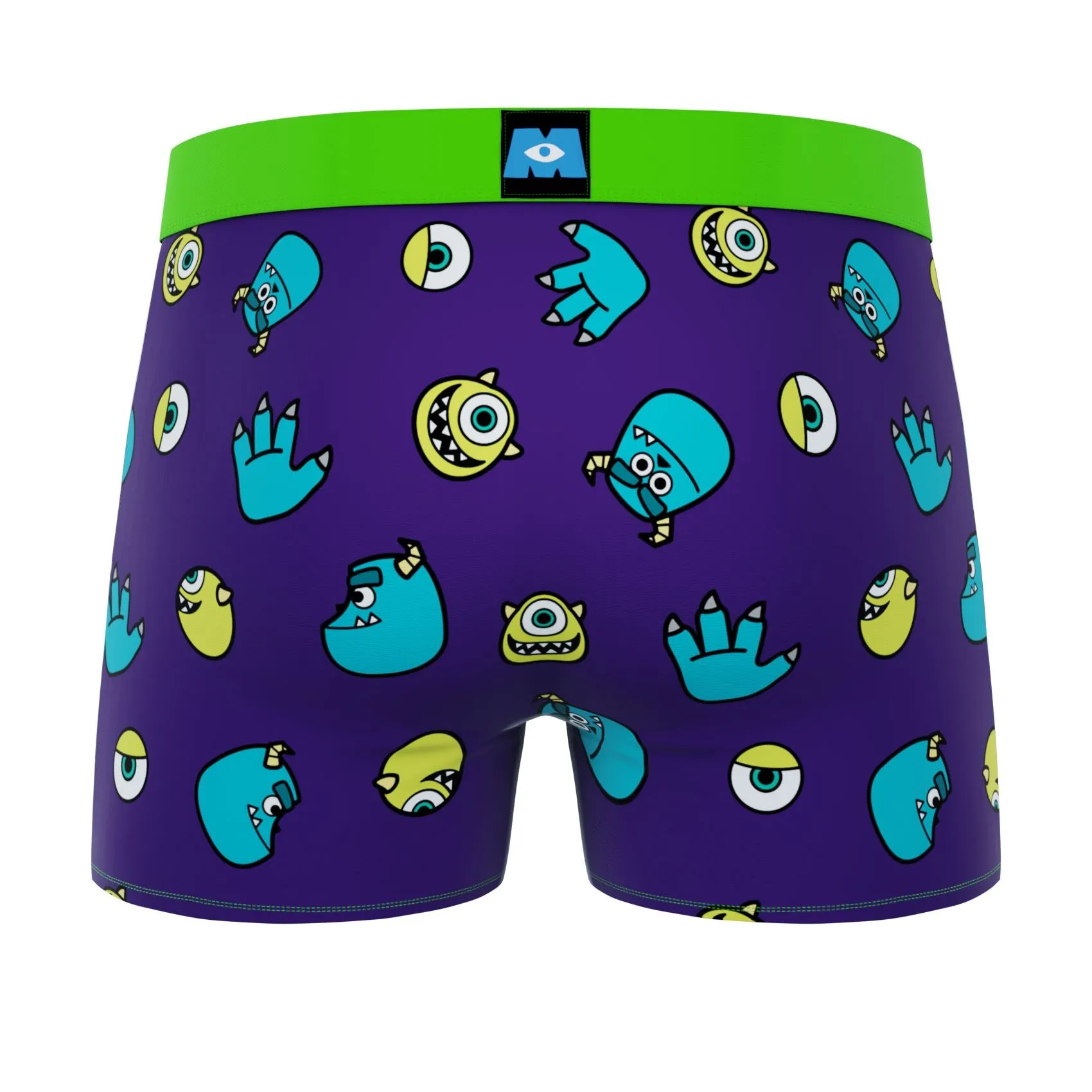 CRAZYBOXER Disney Monsters Purple Men's Boxer Briefs