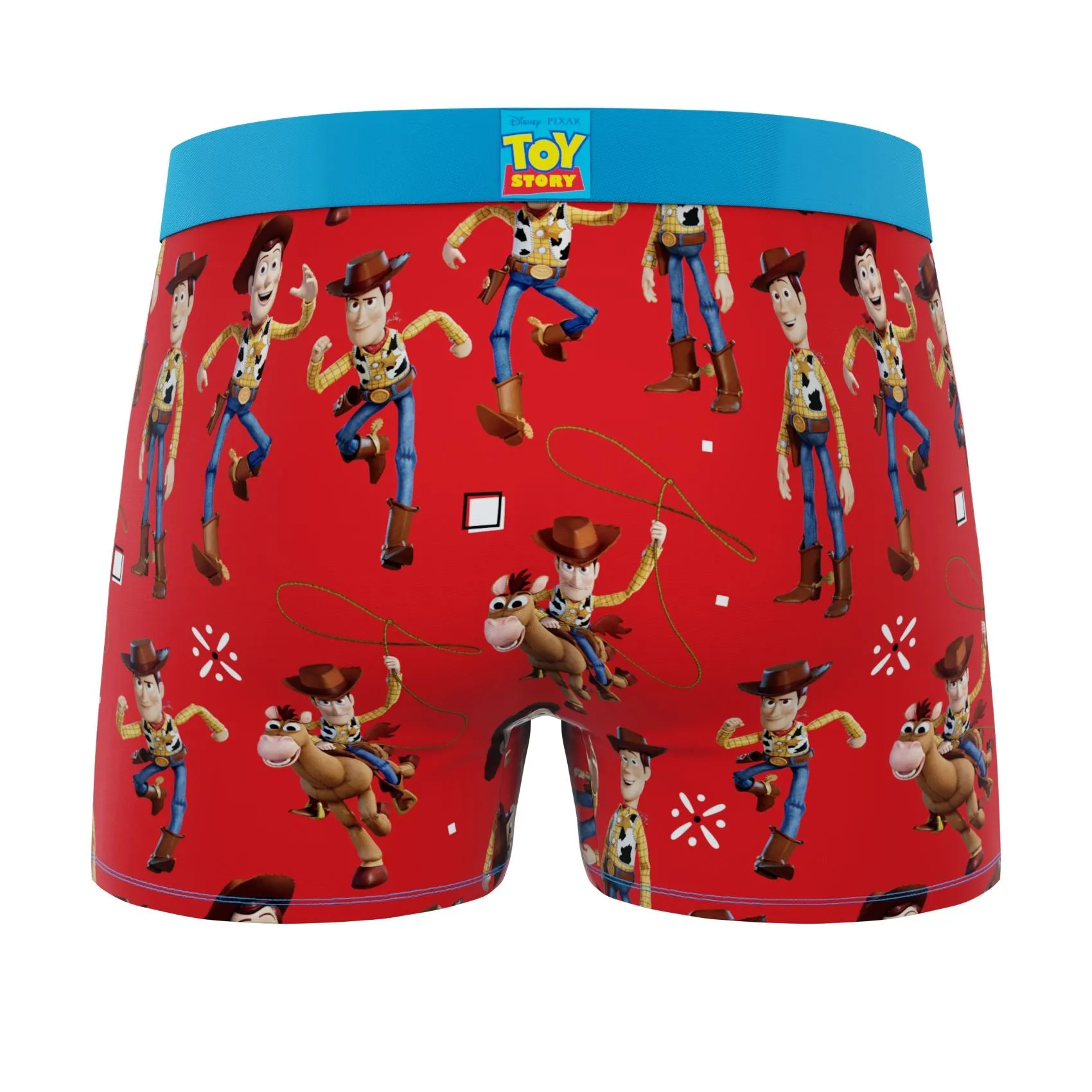 CRAZYBOXER Disney Toy Story Woody   Lighting buzz Men's Boxer Briefs (2 pack)