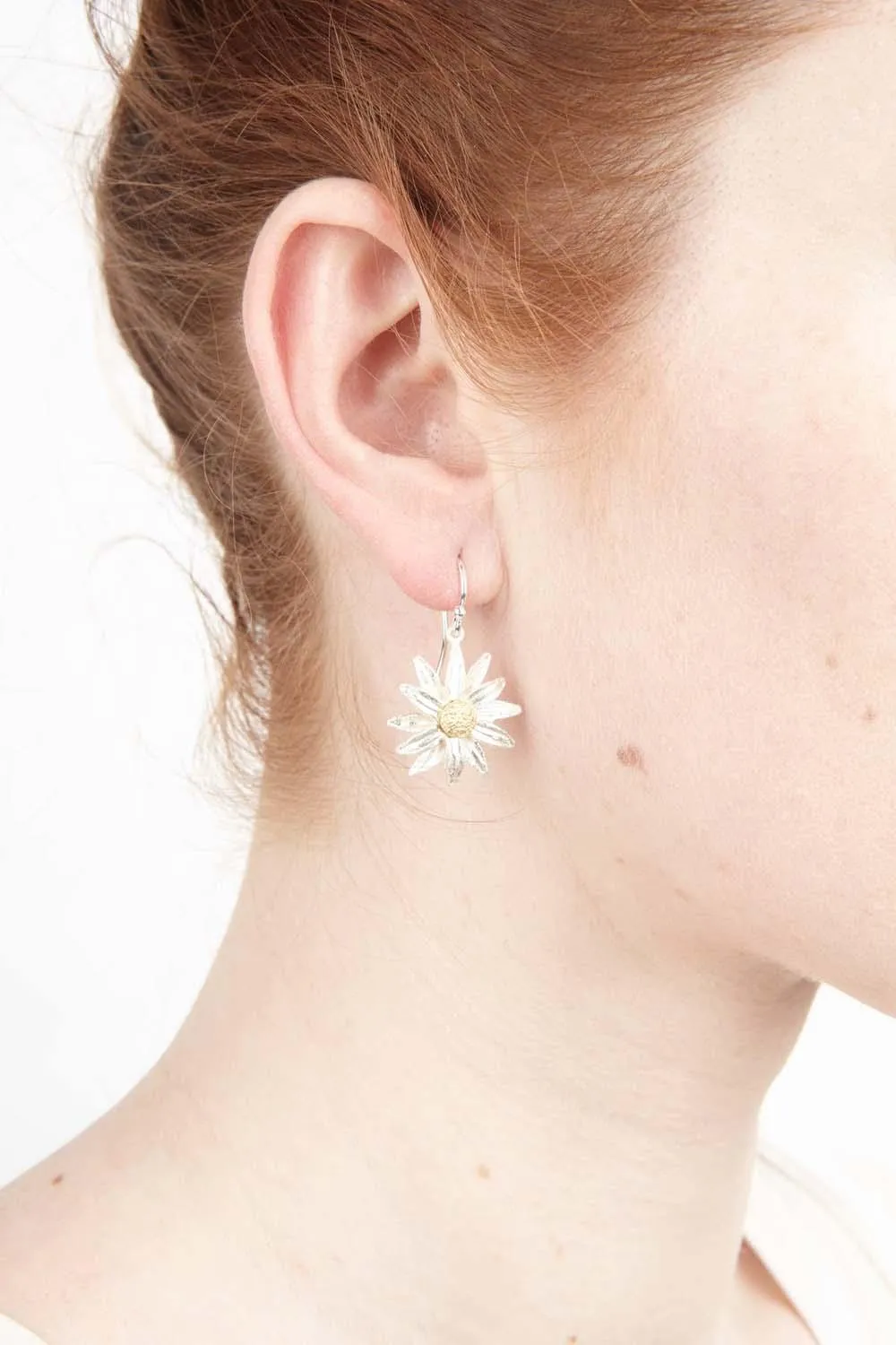 Daisy Earrings - Wire Drop