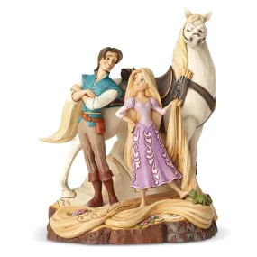 Disney Tangled Carved by Heart Figure 8.25 Inches by Enesco -  No Cash On Delivery Allowed On This Product - Prepaid Orders Only