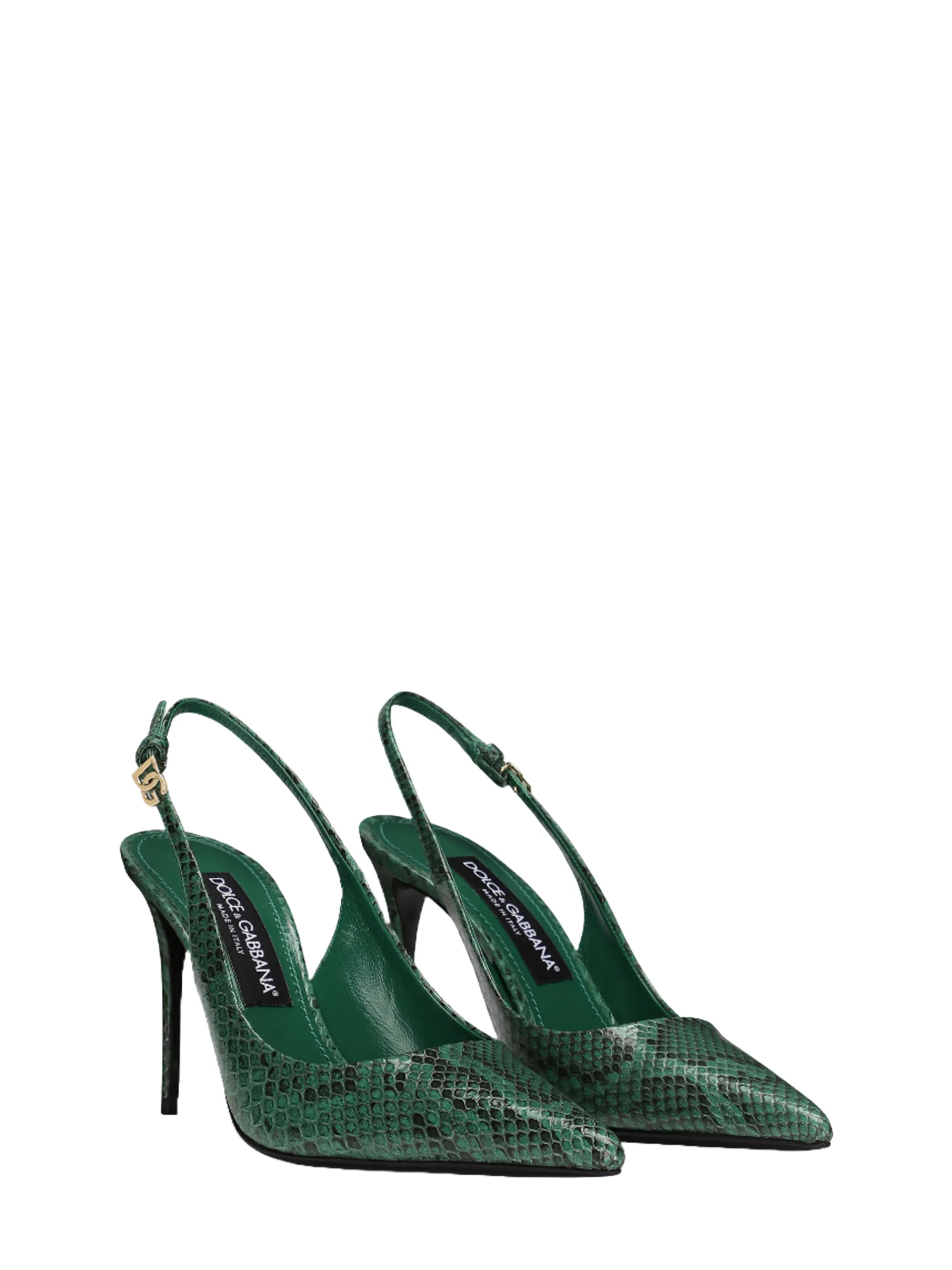 Dolce & Gabbana Python Slingback Pump