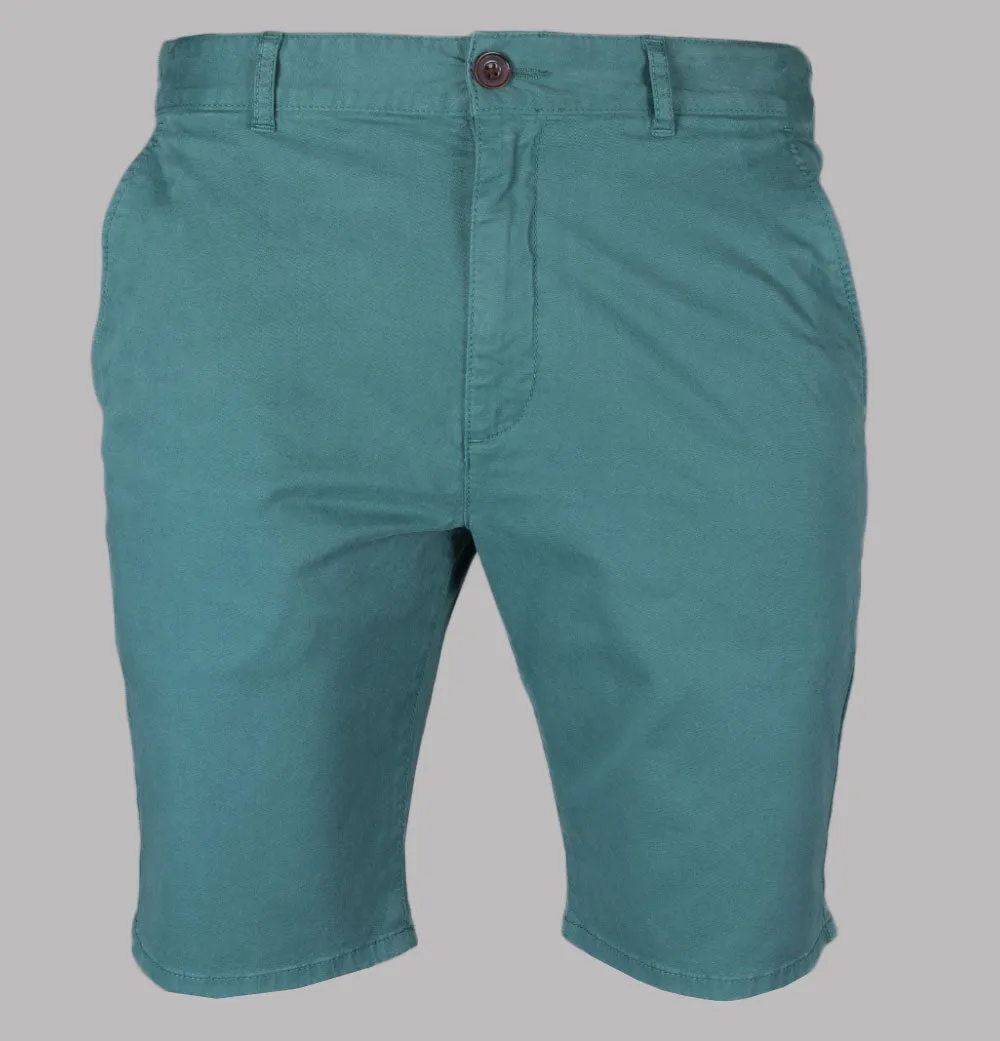 Farah Hawk Twill Chino Shorts Pine Green