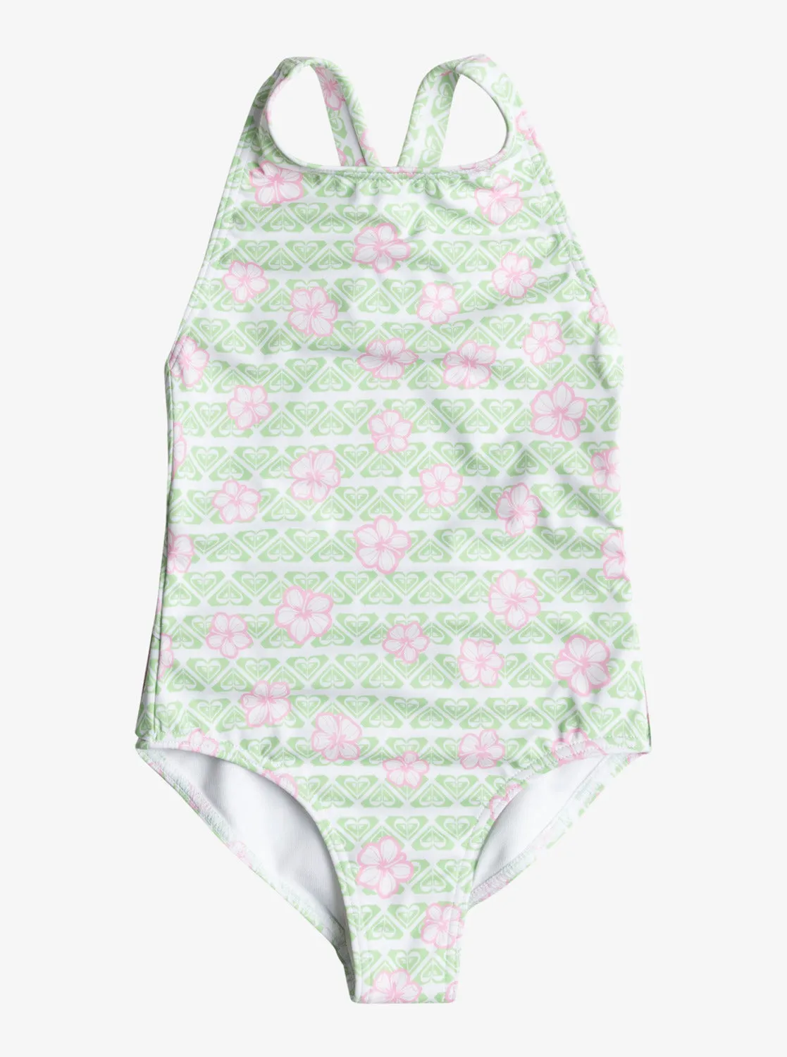 Girls 2-7 Hibiline One-Piece Swimsuit - White Hibline