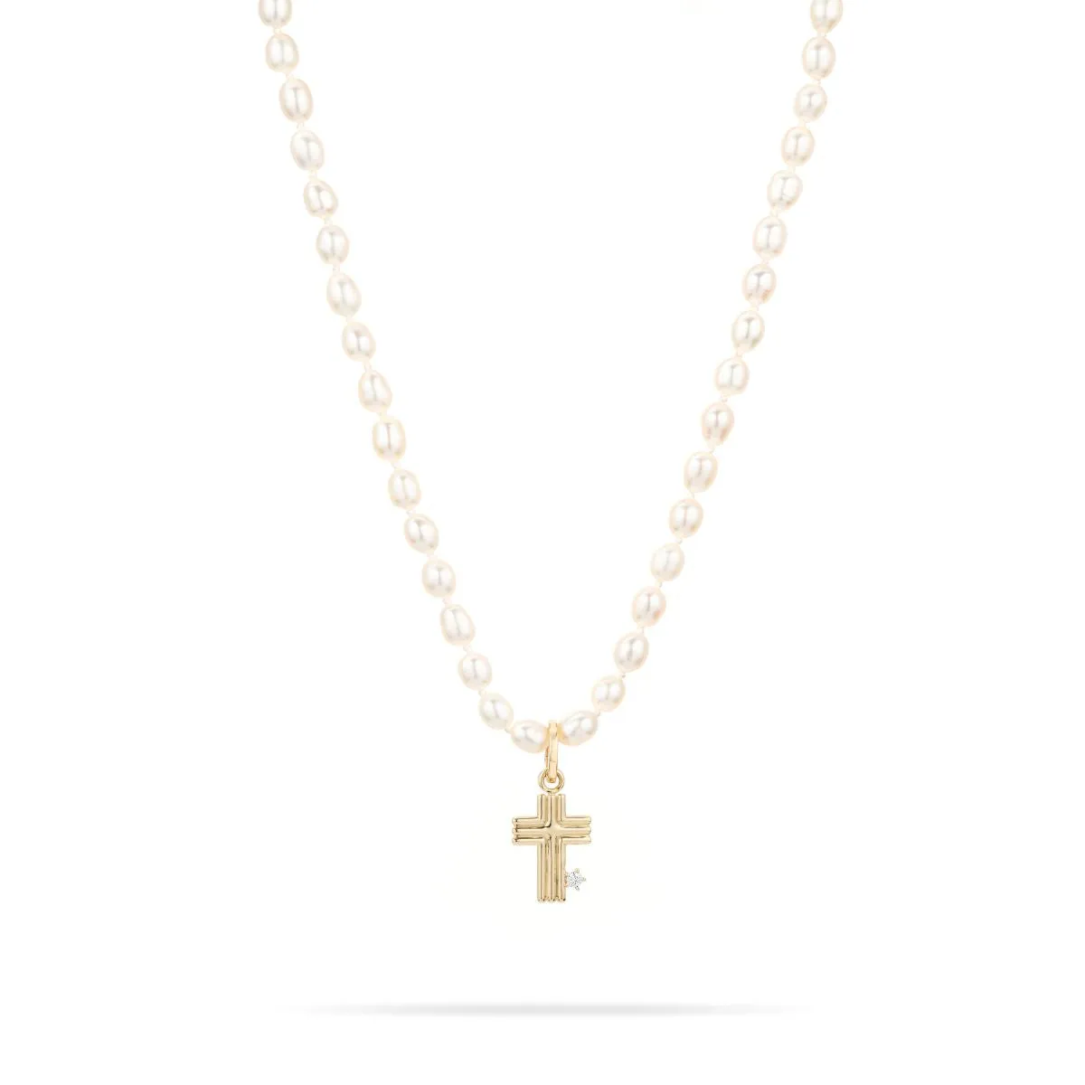 Groovy Cross Hinged Charm