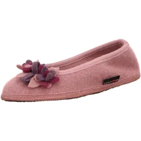 Haflinger Slippers rose female Sandals Clogs Wool