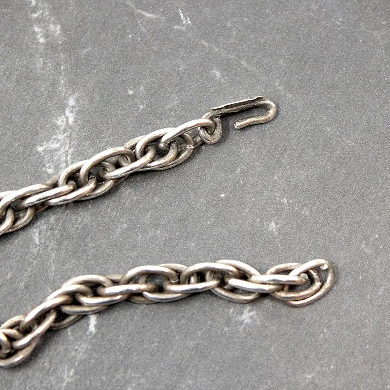 Handsome Handmade Sterling Silver Chain