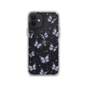 iPhone 12 Butterfly Kiss Glitter Phone Case