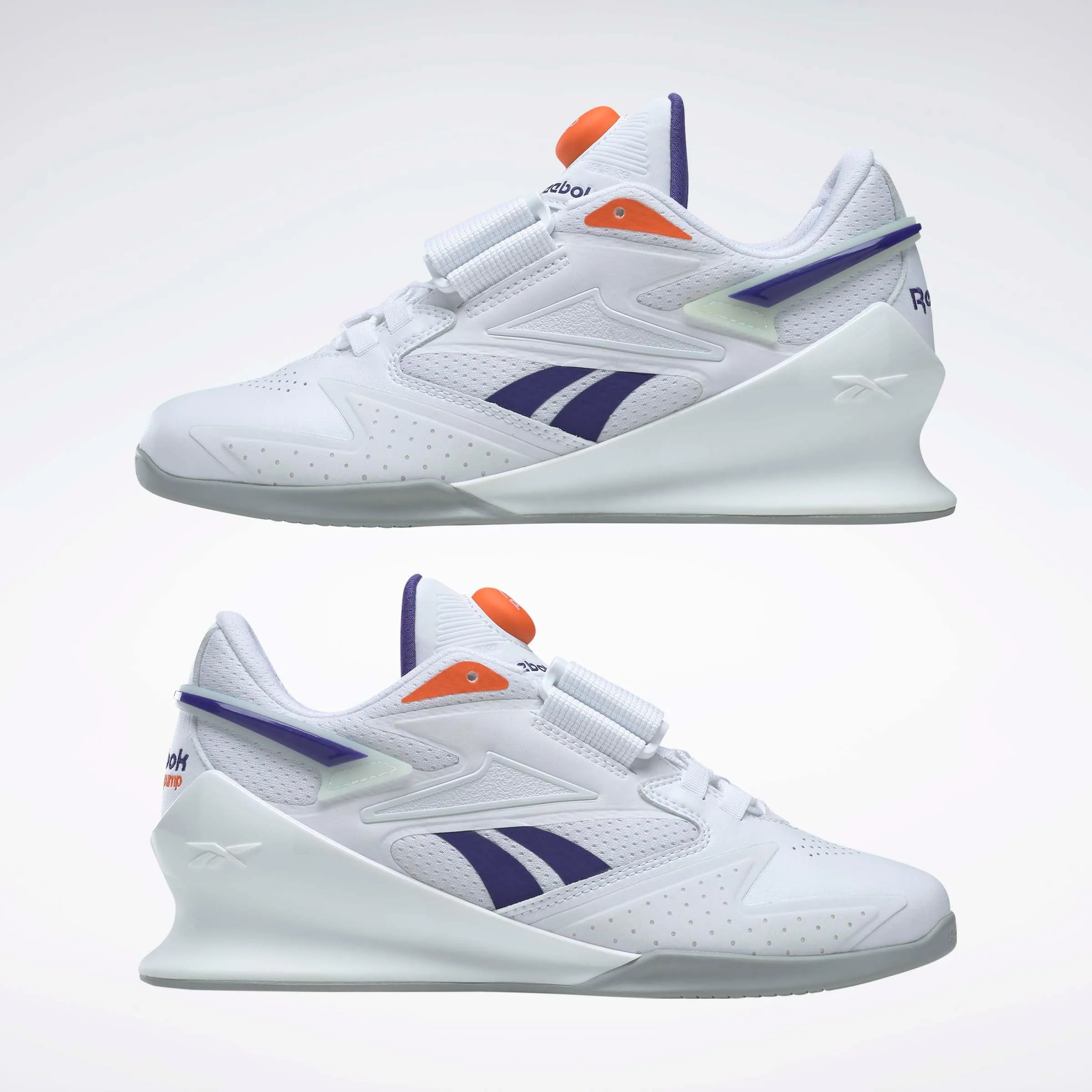 Legacy Lifter Iii Shoes White/Bold Purple/Smash Orange