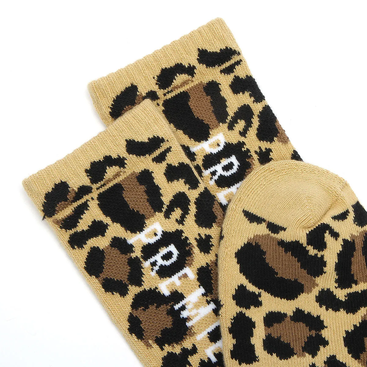 Leopard Crew Sock