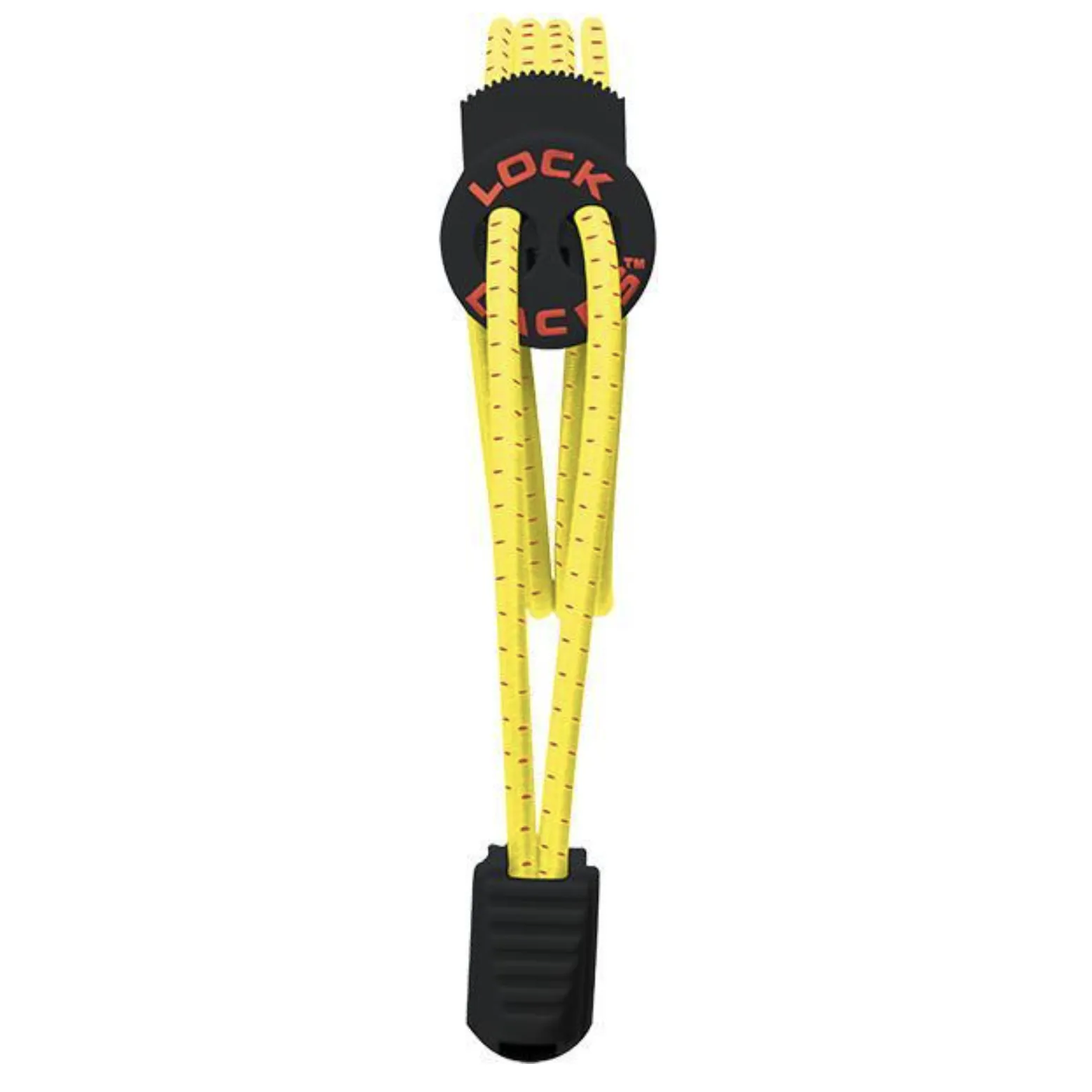 Lock Laces - Black/Lemon Tonic (1 Pair Pack)