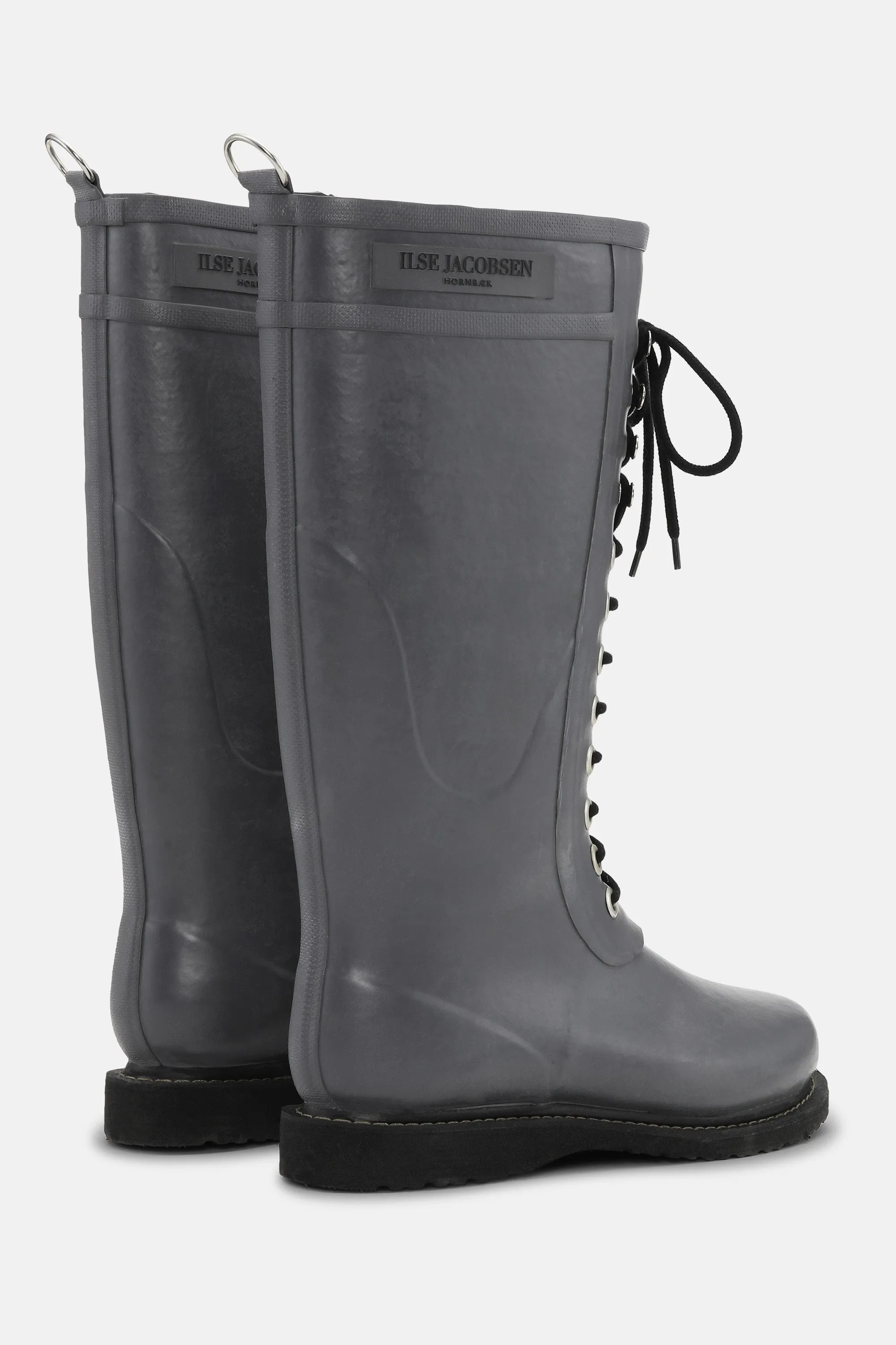 Long Rubber Boots - Grey