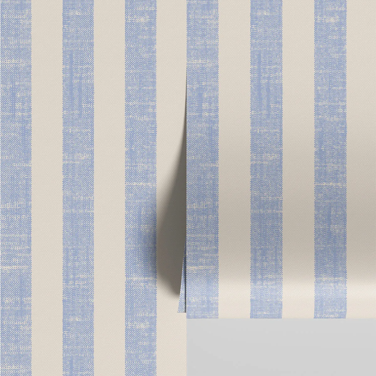 Meadow Blue Pembroke Stripe Wallpaper