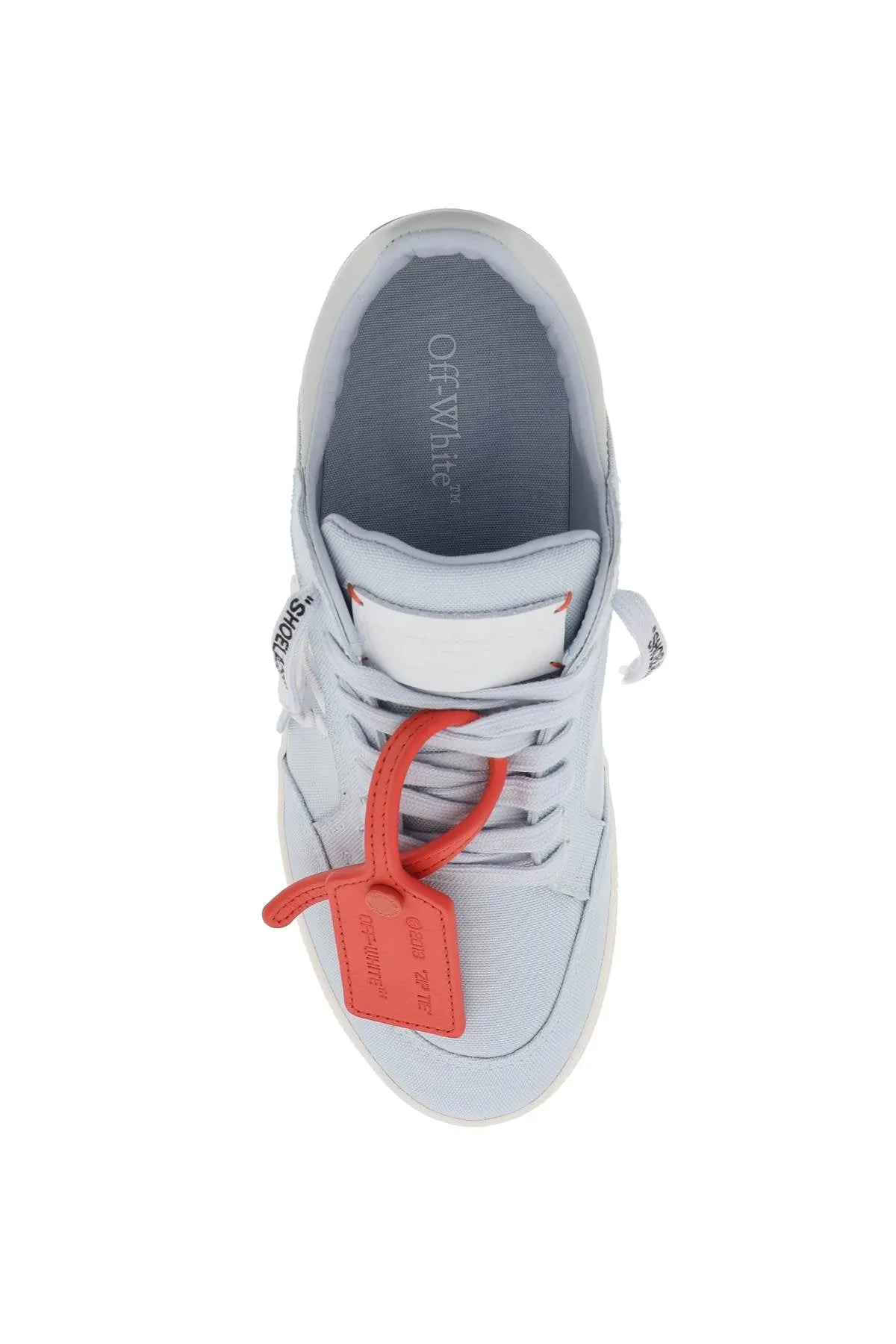 OFF-WHITE low canvas vulcanized sneakers in