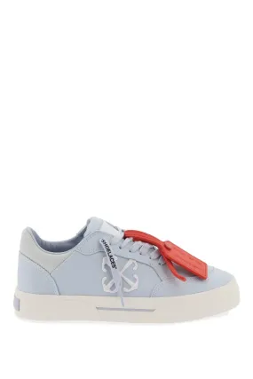 OFF-WHITE low canvas vulcanized sneakers in