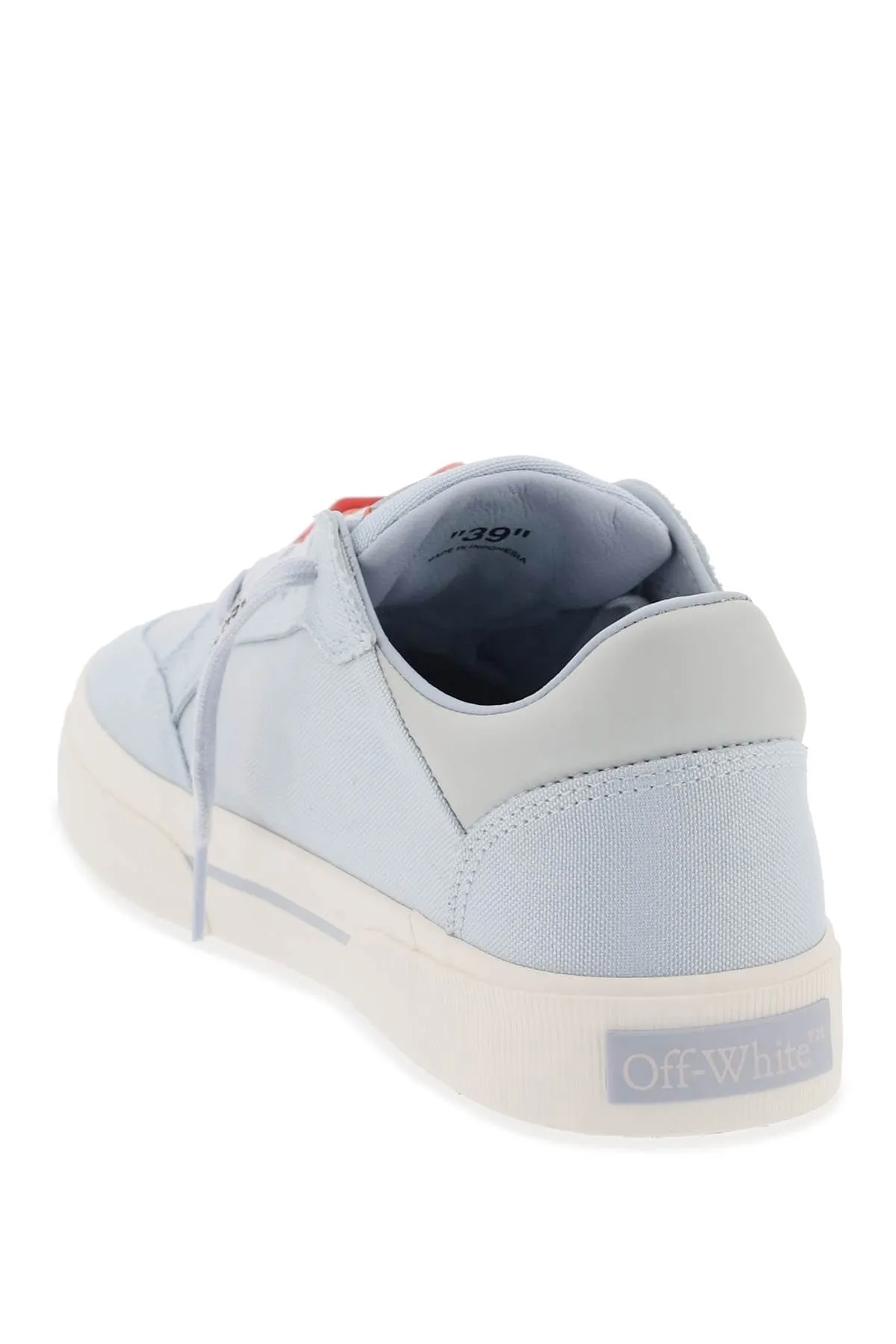 OFF-WHITE low canvas vulcanized sneakers in