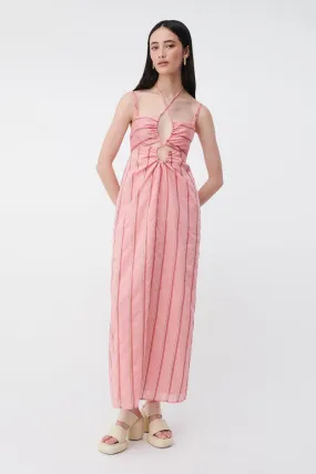 Pablo Strappy Cutout Maxi Dress - Pink