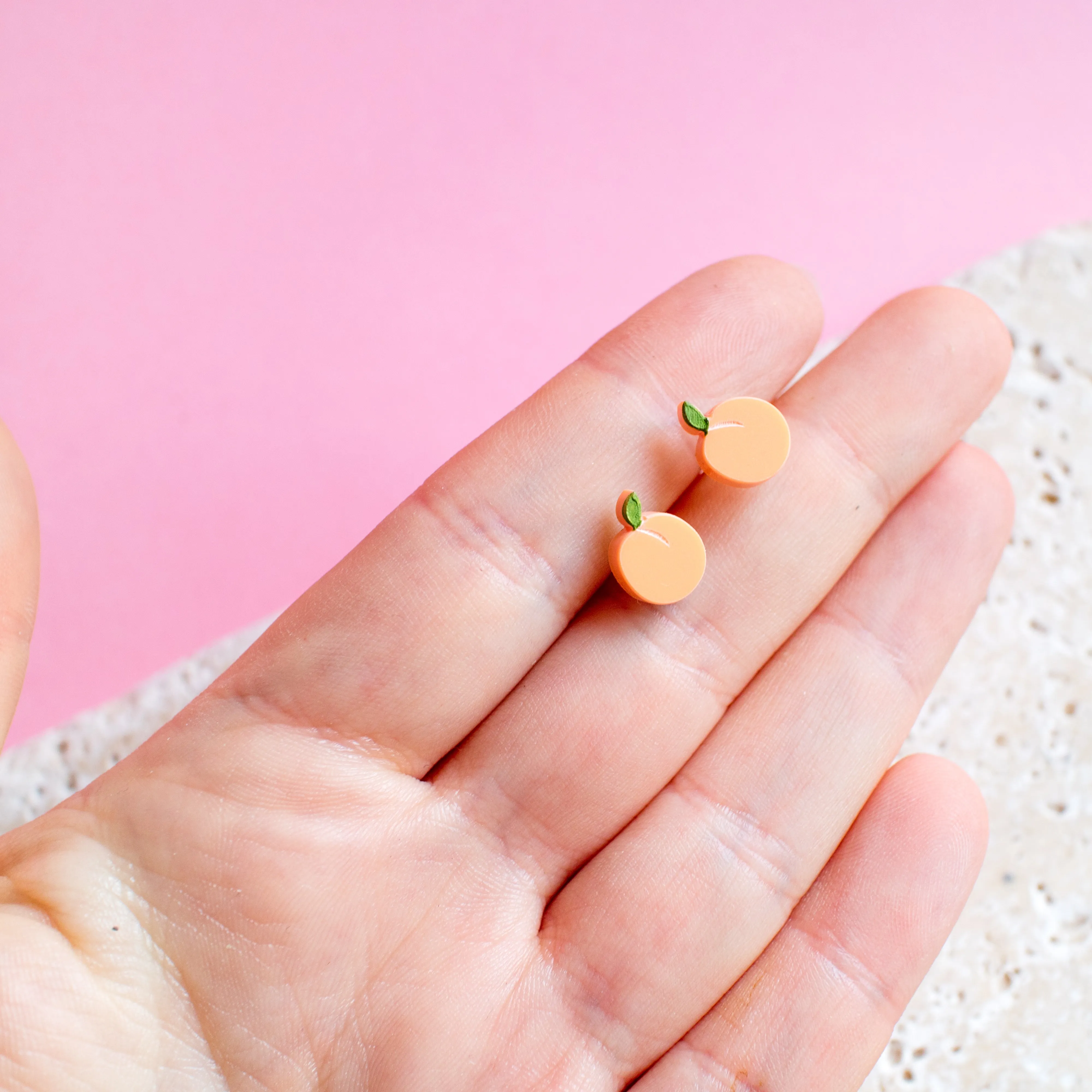 Peach Earrings